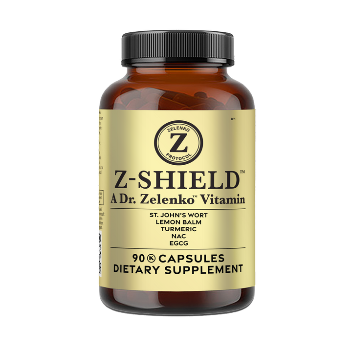 Dr. Zelenko Vitamin 90 capsule bottle dietary supplement Detox Supplements | Detox your Body & Boost Immunity | Z-Shield™